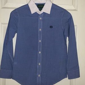 Boys Ralph Lauren button down dress shirt